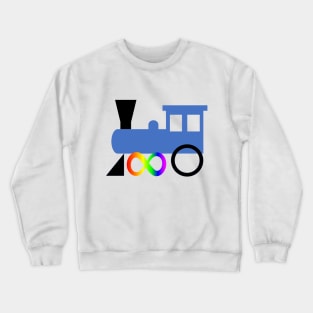 Autism Train Crewneck Sweatshirt